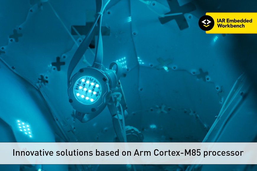 IAR Systems beschleunigt Innovation für Lösungen auf Basis des Arm Cortex-M85-Prozessors
